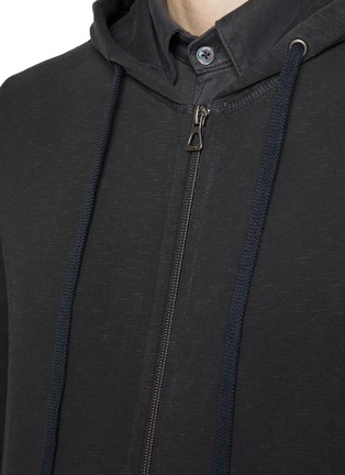  - JAMES PERSE - Vintage French Terry Zip Up Cotton Hoodie