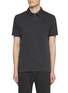 Main View - Click To Enlarge - JAMES PERSE - Sueded Cotton Jersey Polo Shirt