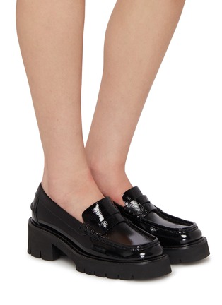 Figure View - Click To Enlarge - PEDRO GARCIA  - Tady 75 Mocasin Patent Leather Loafers