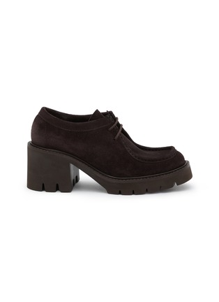 Main View - Click To Enlarge - PEDRO GARCIA  - Zulet 85 Suede Lace Up Derby Shoes