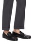 Figure View - Click To Enlarge - TESTONI - Bracciano Moccasin Leather Horsebit Loafers