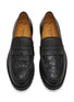 Detail View - Click To Enlarge - TESTONI - Piuma Bordone Courmayeur Croco Leather Loafers