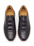 Detail View - Click To Enlarge - TESTONI - Piuma Moena Croco Leather Low Top Men's Sneakers