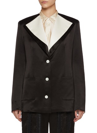 Main View - Click To Enlarge - EENK - Zuiel Wide Lapel Jacket