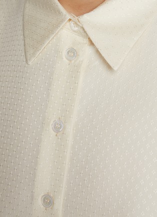 Detail View - Click To Enlarge - EENK - Cravat Silk Shirt