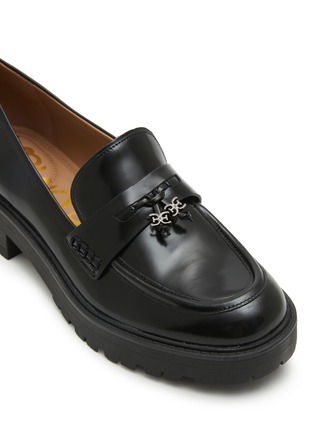 Detail View - Click To Enlarge - SAM EDELMAN - Teresa Platform Leather Loafers