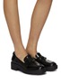 Figure View - Click To Enlarge - SAM EDELMAN - Teresa Platform Leather Loafers