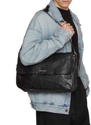 Figure View - Click To Enlarge - BALENCIAGA - Grungy Messenger Bag