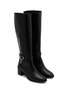 Detail View - Click To Enlarge - STUART WEITZMAN - Esme Leather Knee High  Boots