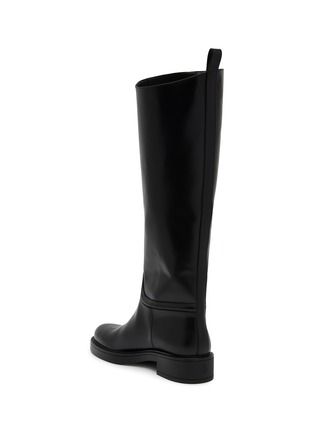  - STUART WEITZMAN - Celia Leather Knee High Riding Boots