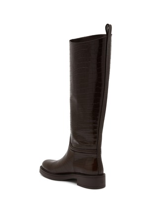  - STUART WEITZMAN - Celia Leather Knee High Riding Boots