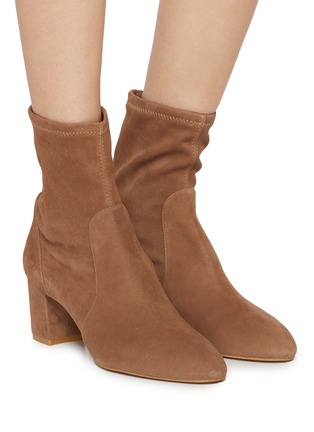 Figure View - Click To Enlarge - STUART WEITZMAN - Yuliana 60 Suede Ankle Boots