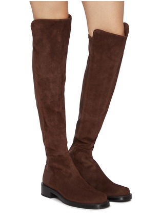 Figure View - Click To Enlarge - STUART WEITZMAN - 5050 Bold 40 Suede Over-The-Knee Boots