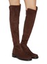 Figure View - Click To Enlarge - STUART WEITZMAN - 5050 Bold 40 Suede Over-The-Knee Boots