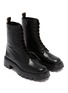 Detail View - Click To Enlarge - STUART WEITZMAN - Emerson 35 Leather Combat Booties