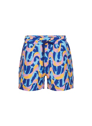 Main View - Click To Enlarge - FRESCOBOL CARIOCA - x John Booth Capsule drawstring Sport Swim Shorts