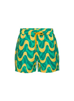 Main View - Click To Enlarge - FRESCOBOL CARIOCA - x John Booth Capsule drawstring Sport Swim Shorts