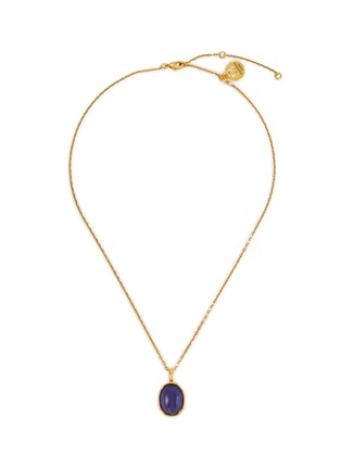 Main View - Click To Enlarge - GOOSSENS - Collier Pendentif Cabochons Gold Plated Necklace