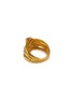 Detail View - Click To Enlarge - GOOSSENS - Bague Accum Mini Cabochons Gold Pleated Ring