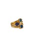 Main View - Click To Enlarge - GOOSSENS - Bague Accum Mini Cabochons Gold Pleated Ring