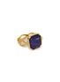 Main View - Click To Enlarge - GOOSSENS - Bague Carree Cabochons Gold Pleated Ring