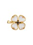 Main View - Click To Enlarge - GOOSSENS - Trefle Gold Pleated Brooch