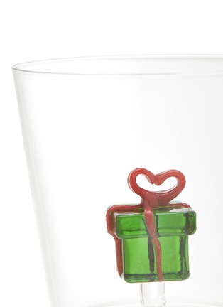 Detail View - Click To Enlarge - ICHENDORF MILANO - Christmas Tales Green Gift Glass Tumbler — Set of 2