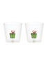 Main View - Click To Enlarge - ICHENDORF MILANO - Christmas Tales Green Gift Glass Tumbler — Set of 2