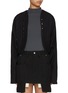 Main View - Click To Enlarge - HYEIN SEO - Beaded Wool Linen Blouson Jacket