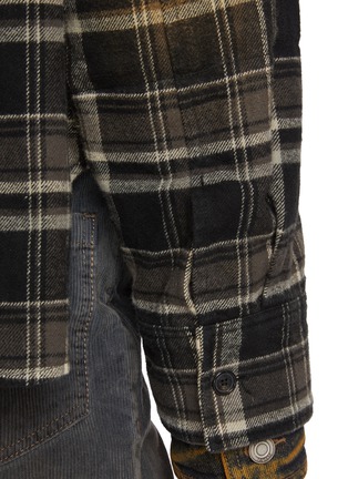  - JUUN.J - Tartan Denim Cuff Cotton Shirt Jacket