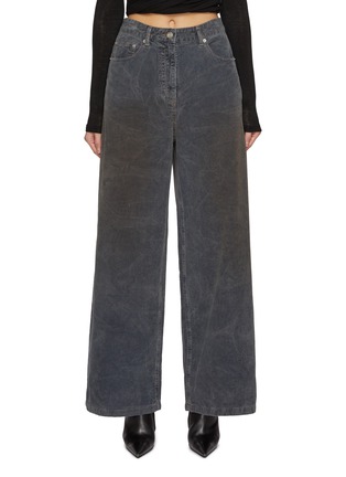 Main View - Click To Enlarge - JUUN.J - Dirty Dyed Corduroy Jeans