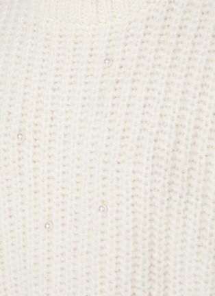  - KIMHĒKIM - Faux Pearl Embellished Cotton Sweater