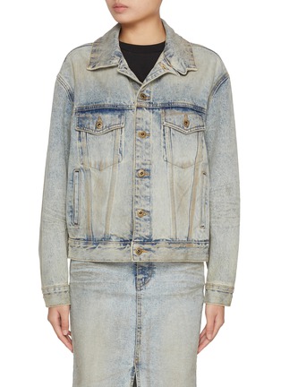 Main View - Click To Enlarge - WE11DONE - Light Wash Denim Jacket