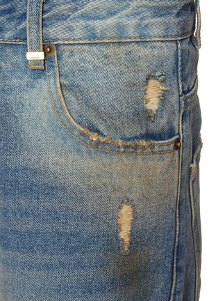  - WE11DONE - Distressed Medium Wash Jeans