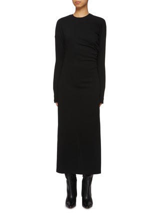 Main View - Click To Enlarge - TOTEME - Twisted Jersey Maxi Dress