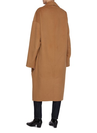 Back View - Click To Enlarge - TOTEME - Doublé Wool Cocoon Coat