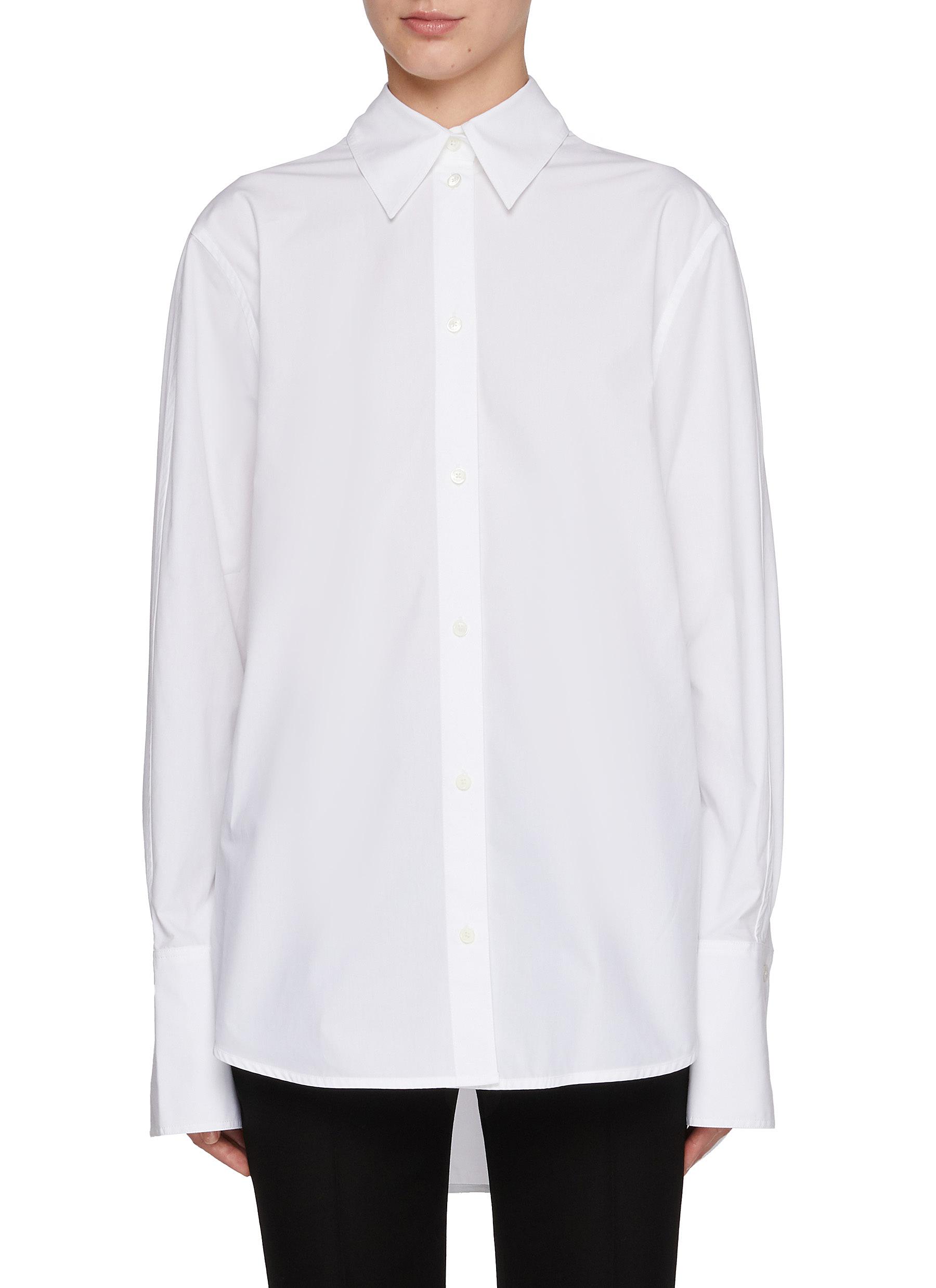 楽天市場】Toteme トーテム シャツ SIGNATURE COTTON SHIRT 223 708 710 レディース 長袖 ブラウス ロゴ刺繍  レギュラーカラー コットン 100/WHITE【po_sannn】【outlet】 : インポートセレクトmusee