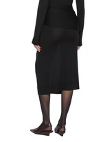 TOTEME | Draped Fine Wool Silk Knit Skirt | Women | Lane Crawford