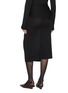 Back View - Click To Enlarge - TOTEME - Draped Fine Wool Silk Knit Skirt