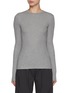 Main View - Click To Enlarge - TOTEME - Long Sleeve Cotton Jersey Top