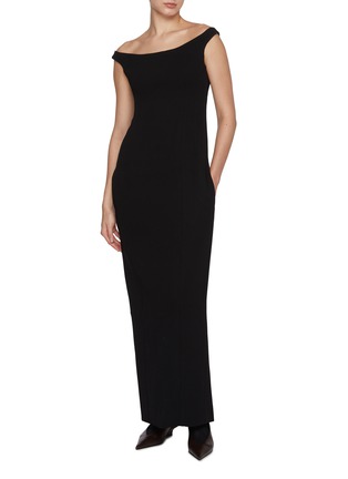 Figure View - Click To Enlarge - TOTEME - Curve Off Shoulder Dress