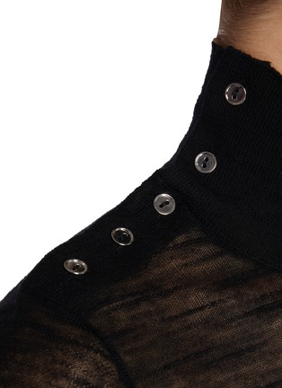  - TOTEME - Button Detail Turtleneck