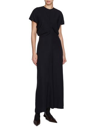 Figure View - Click To Enlarge - TOTEME - Slouch Waist Dress