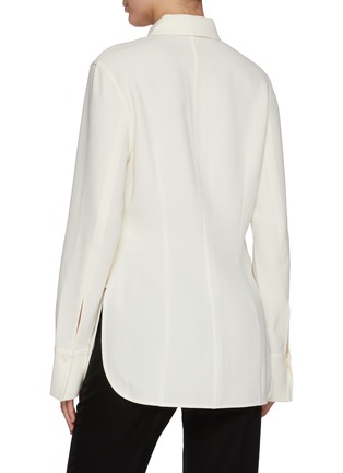 Back View - Click To Enlarge - TOTEME - Cinched Shirt