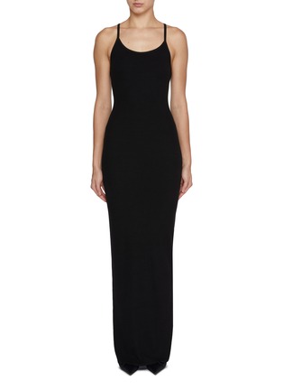 Main View - Click To Enlarge - ÉTERNE - Tank Ribbed Maxi Dress