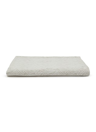 Main View - Click To Enlarge - FRETTE - Luxury Grove Bedspread — Milk/Nature