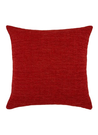 Main View - Click To Enlarge - FRETTE - Large String Cushion Cover — Garnet Red