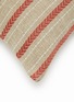Detail View - Click To Enlarge - FRETTE - Oasis Outdoor Boudoir Cushion Cover — Stone/Garnet Red