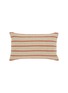 Main View - Click To Enlarge - FRETTE - Oasis Outdoor Boudoir Cushion Cover — Stone/Garnet Red