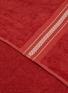 Detail View - Click To Enlarge - FRETTE - Oasis Beach Towel — Garnet Red/Stone